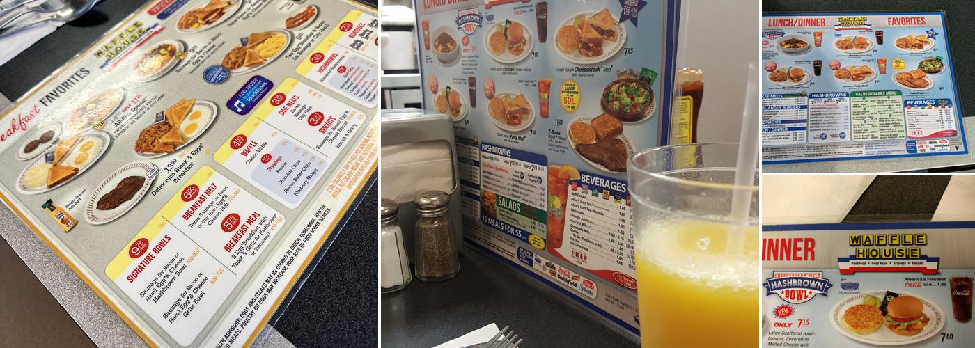 Waffle House Menu