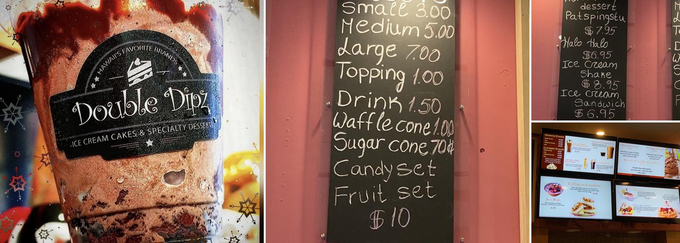 Double Dipz Menu