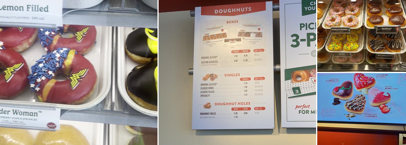 Krispy Kreme Menu
