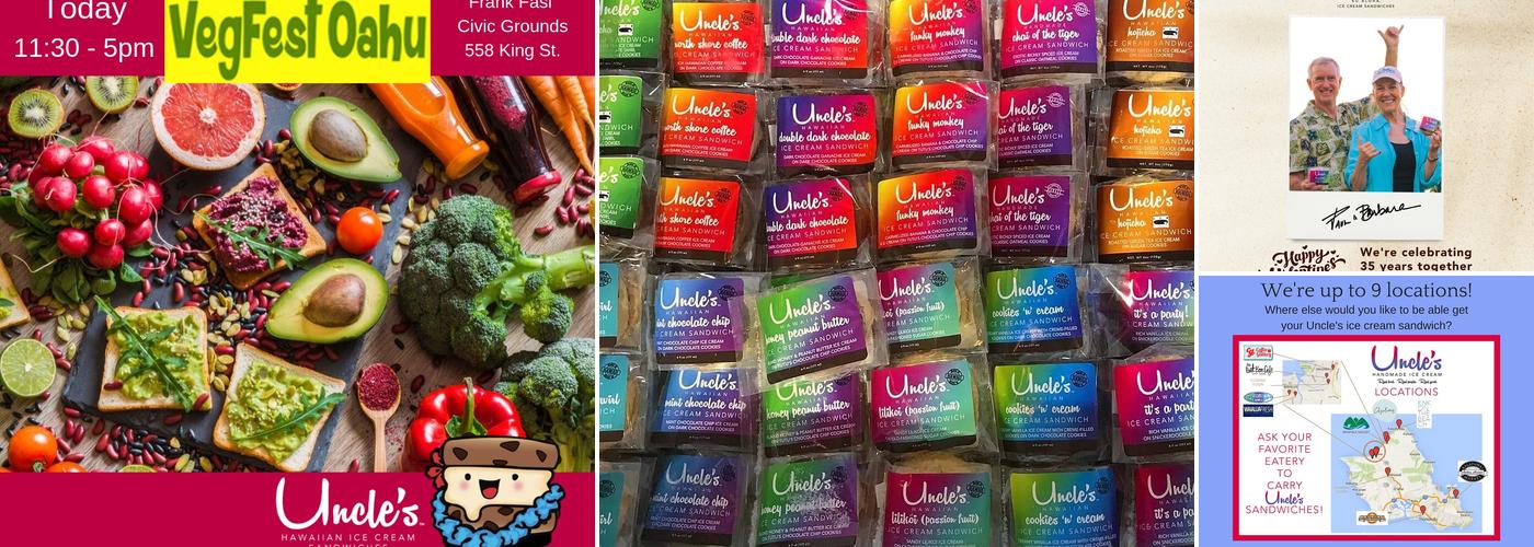 Uncle's Ice Cream Menu