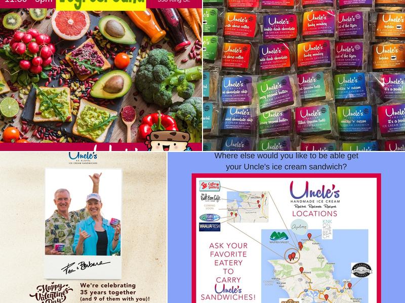 Uncle's Ice Cream Menu