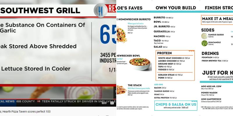 Moe's Southwest Grill Menu