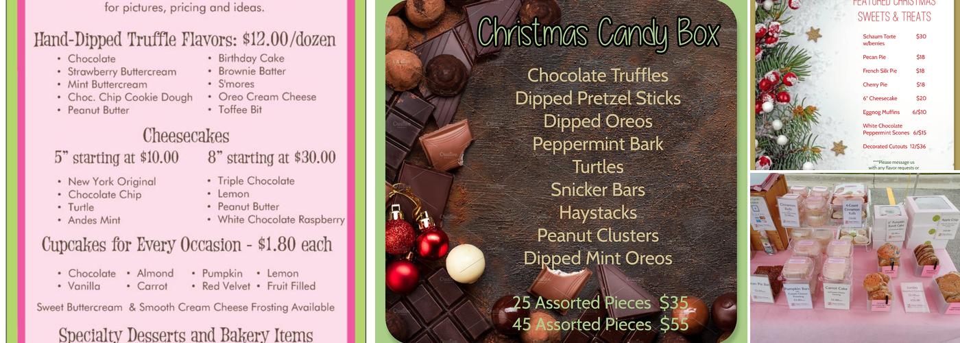 Sassy Sweets Bakery, LLC Menu