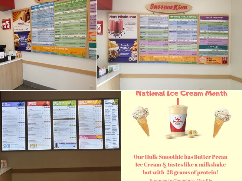 Smoothie King Menu