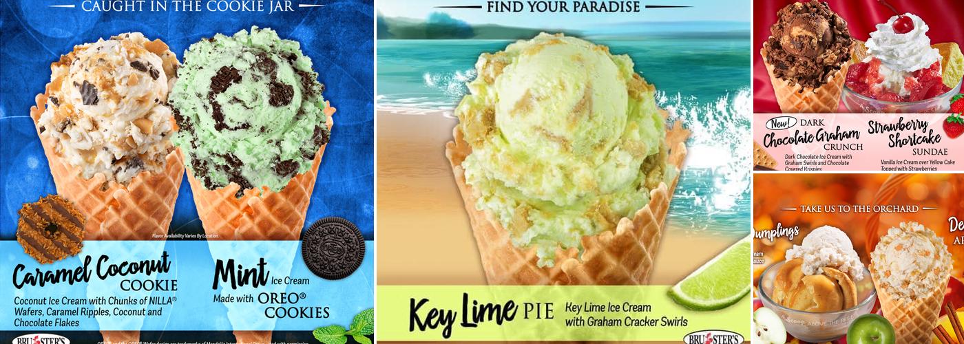 Bruster's Real Ice Cream Menu