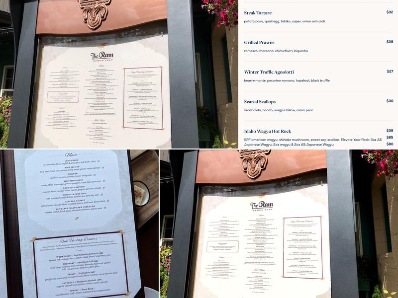 The Ram Menu