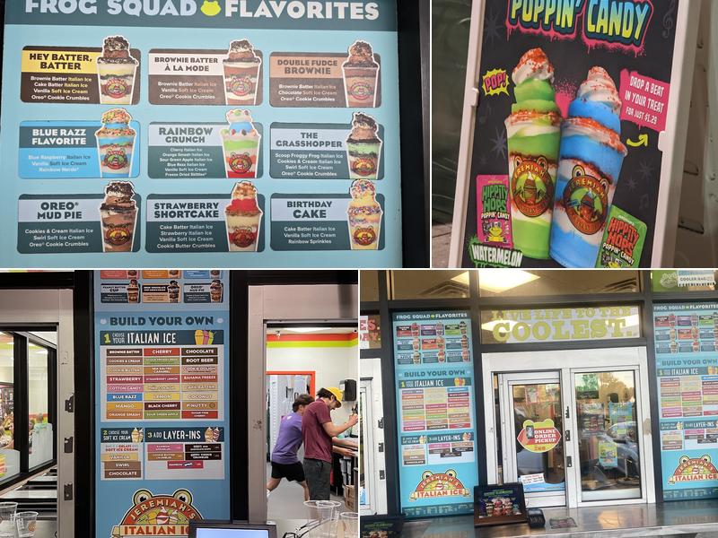 Jeremiah's Italian Ice Menu