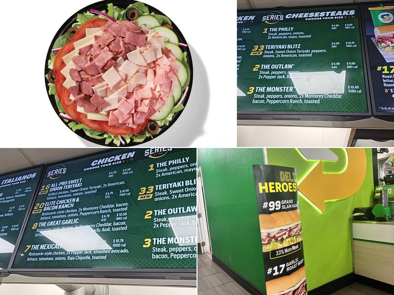 Subway Menu