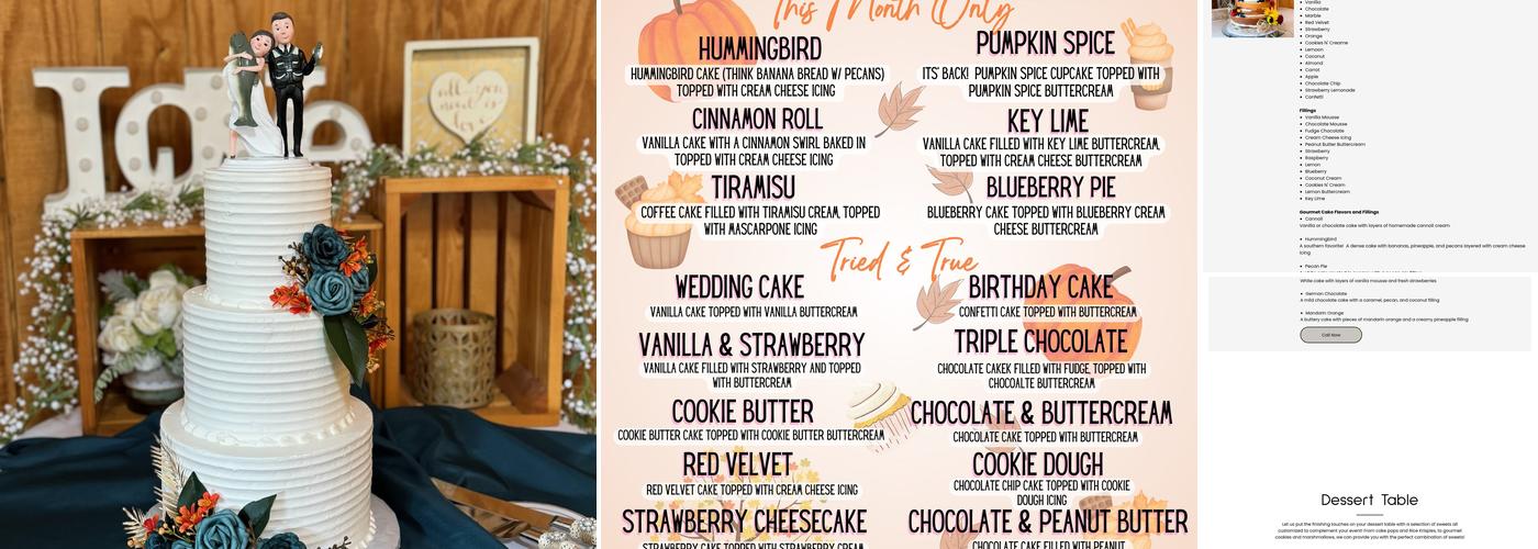 Sugar & Slice Bakery Menu