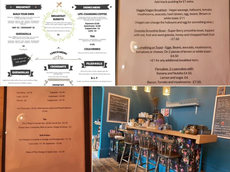 The Copper Kettle Menu