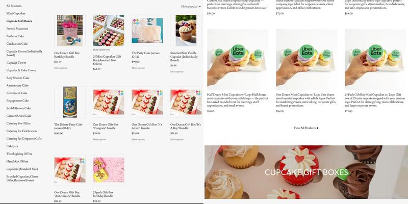 LA Sweetz Cupcakes Menu