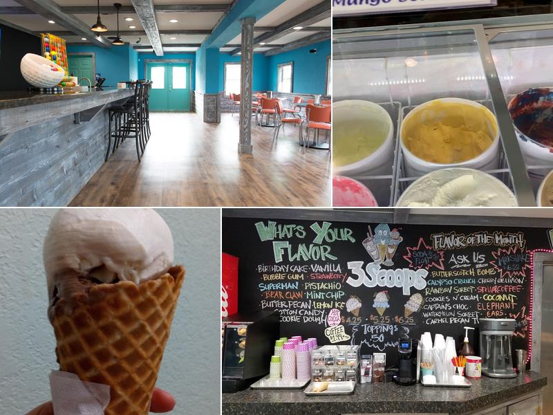 3 Scoops Ice Cream 3811 N Atlantic Ave, Cocoa Beach