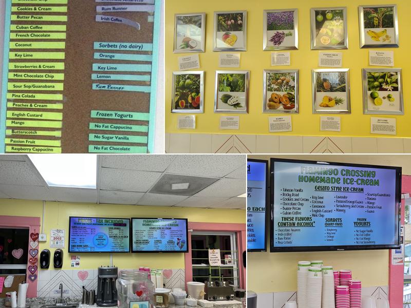 Flamingo Crossing Menu