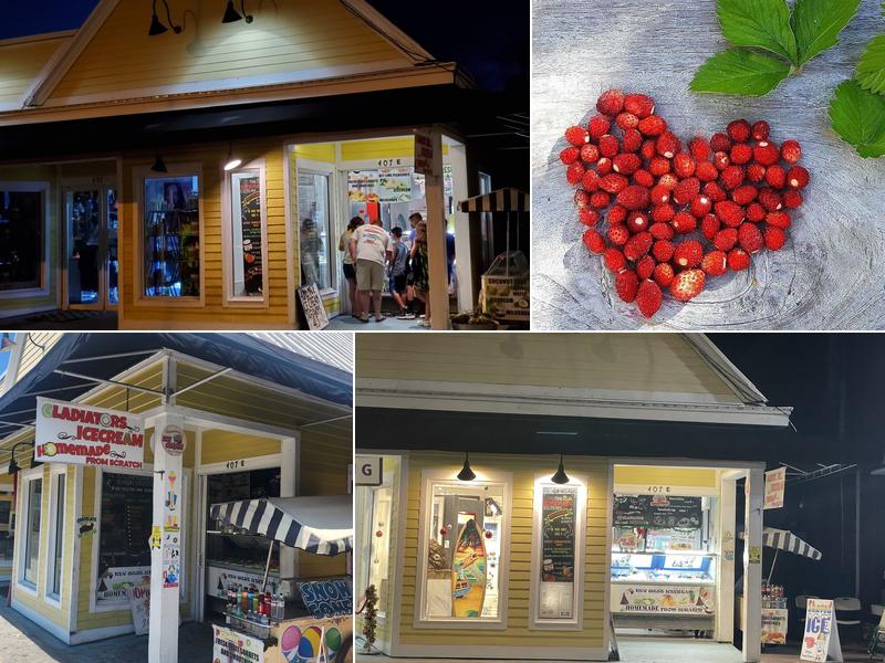 Gladiators ice cream 407 Front St, Key West