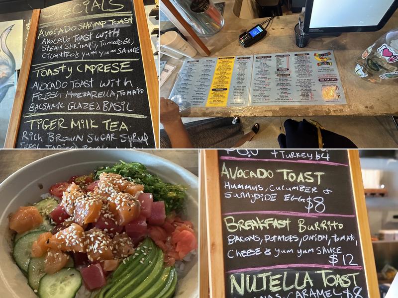 Smoothie Shuttle Menu