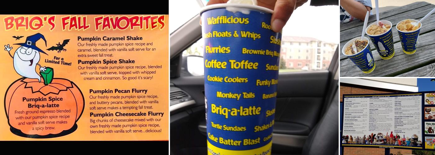 Briq's Soft Serve Menu