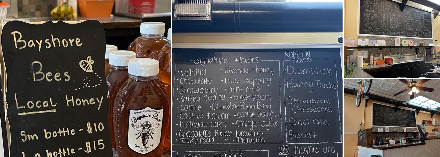 Orange Cycle Creamery Menu