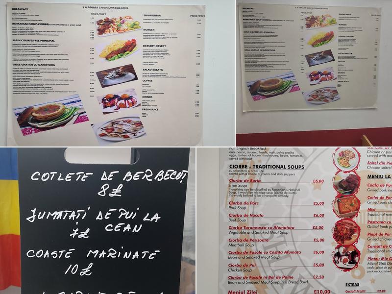 La Mama Shaworma & Grill Menu