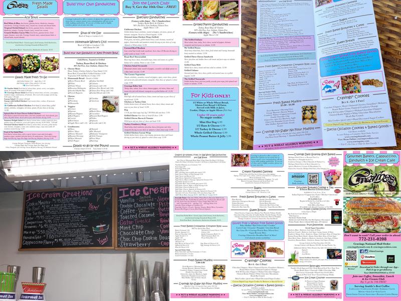 Cravings Menu