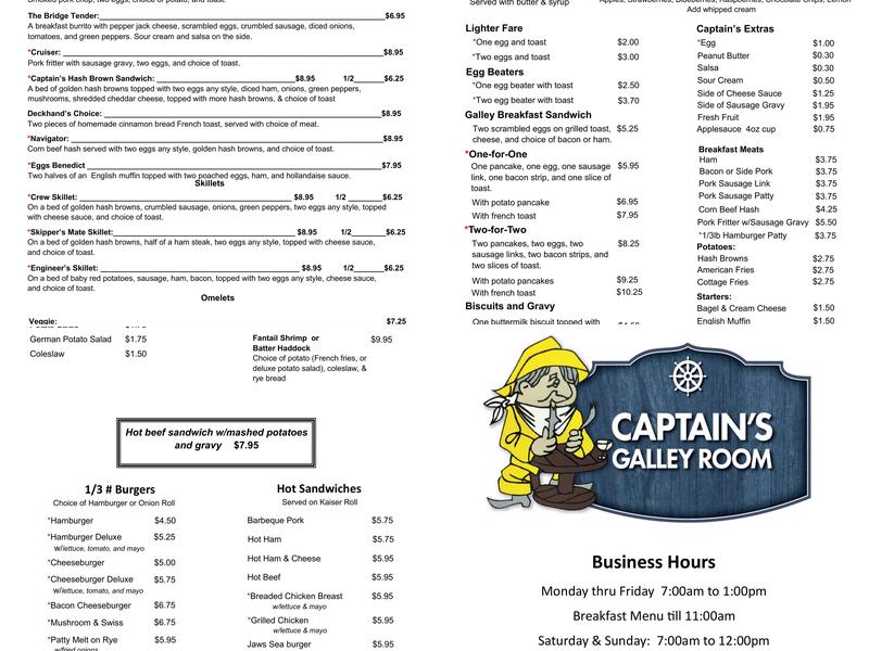 North Water Bakery & Deli Home Menu