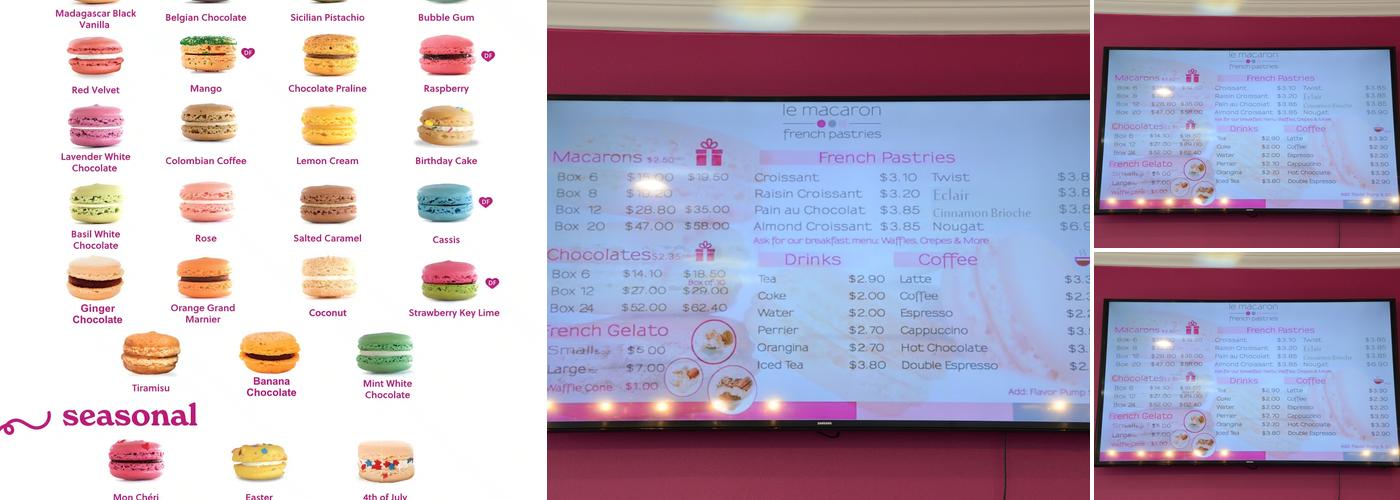 Le Macaron French Pastries Ponte Vedra Beach Menu
