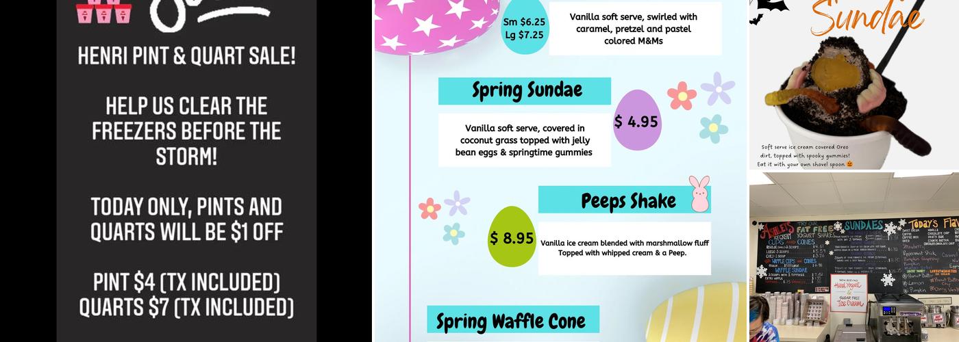 Scoops Menu