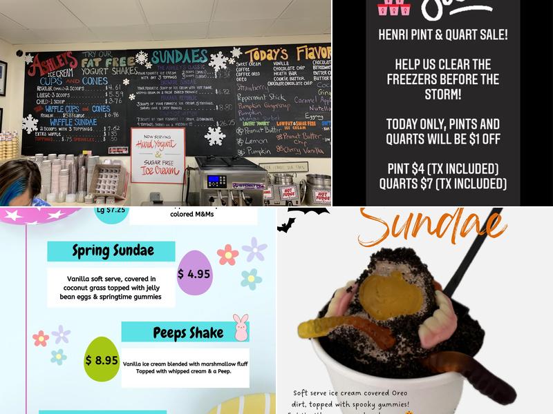 Scoops Menu