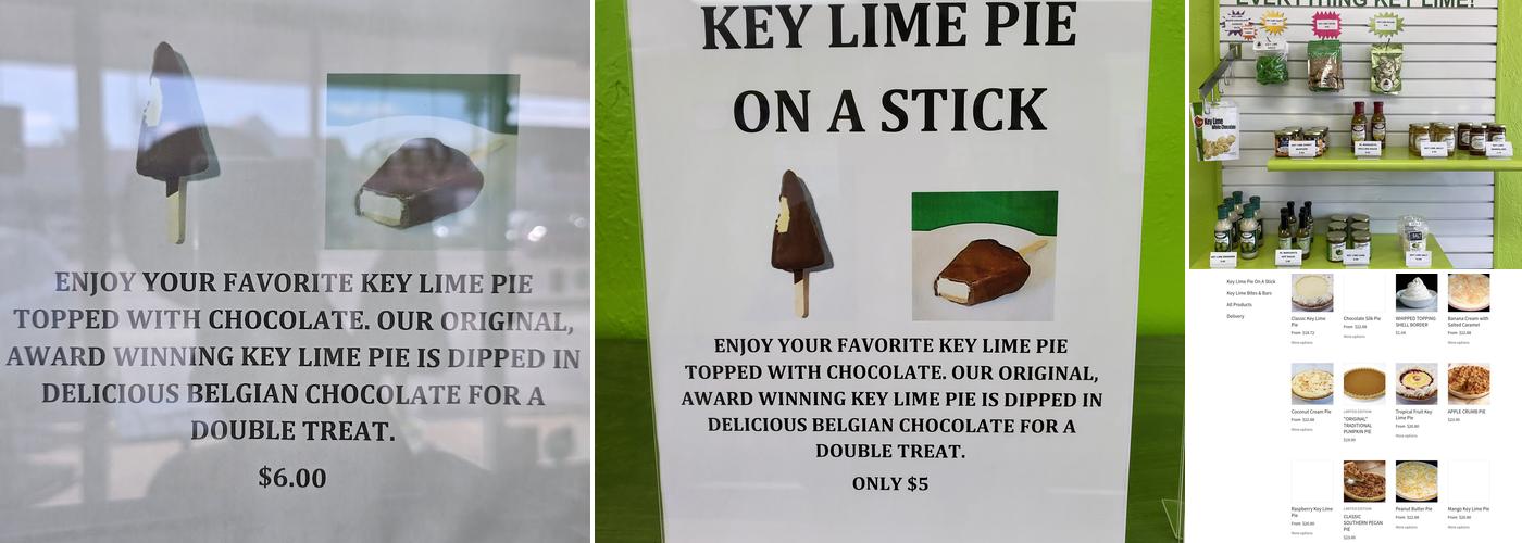 CARIBBEAN PIE COMPANY Menu