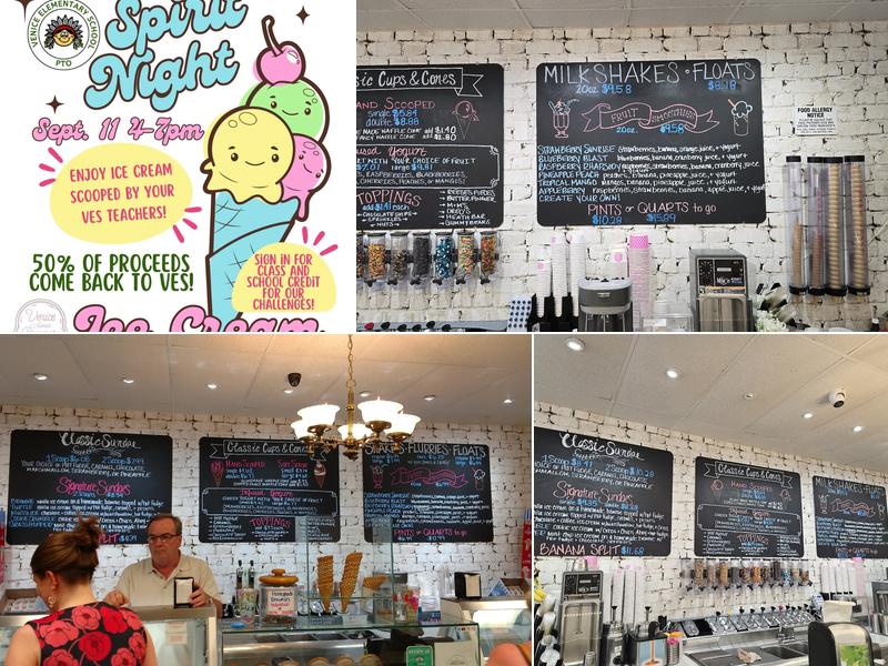 Venice Avenue Creamery Menu