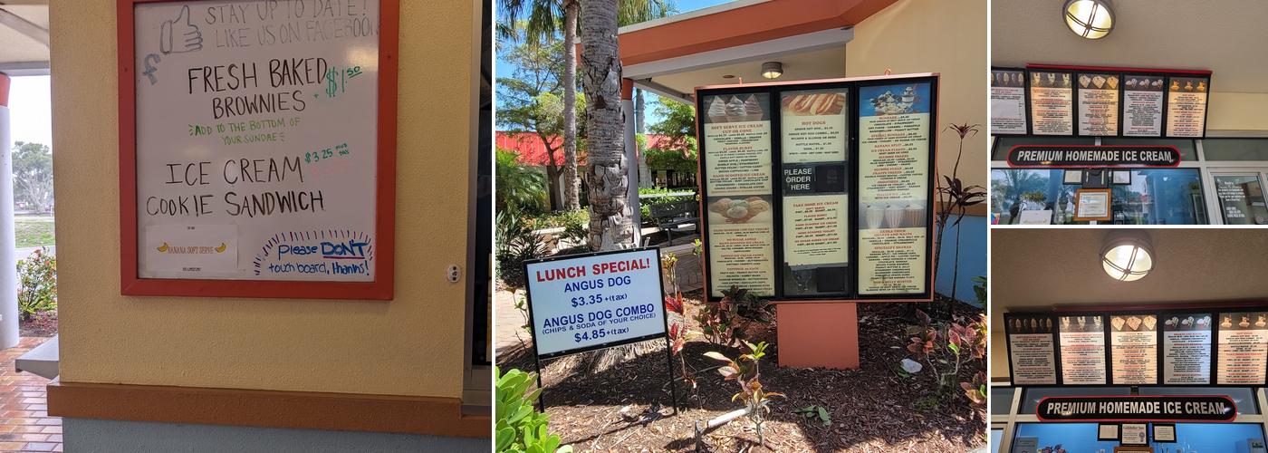 Bob's Twist N' Shake Menu