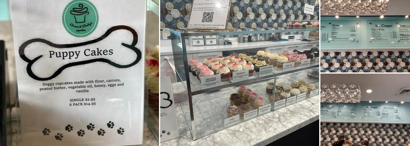 Grace and Shelly's Cupcakes & Ice Cream Menu