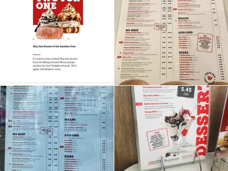 Wimpy Menu