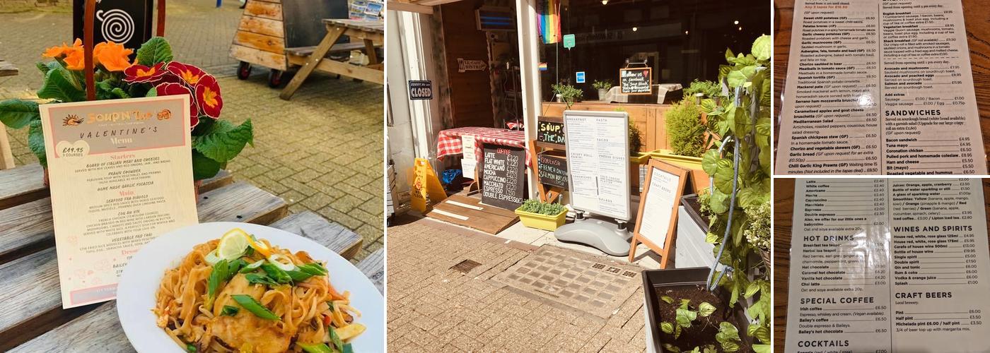 Soup N Tap / Soup Shack Menu