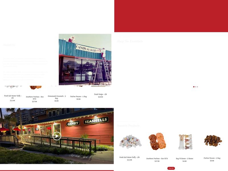 Candymaker Ice Cream Shop Menu