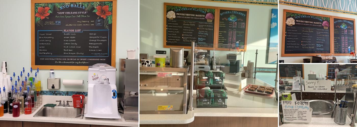 Riviera Creamery Menu