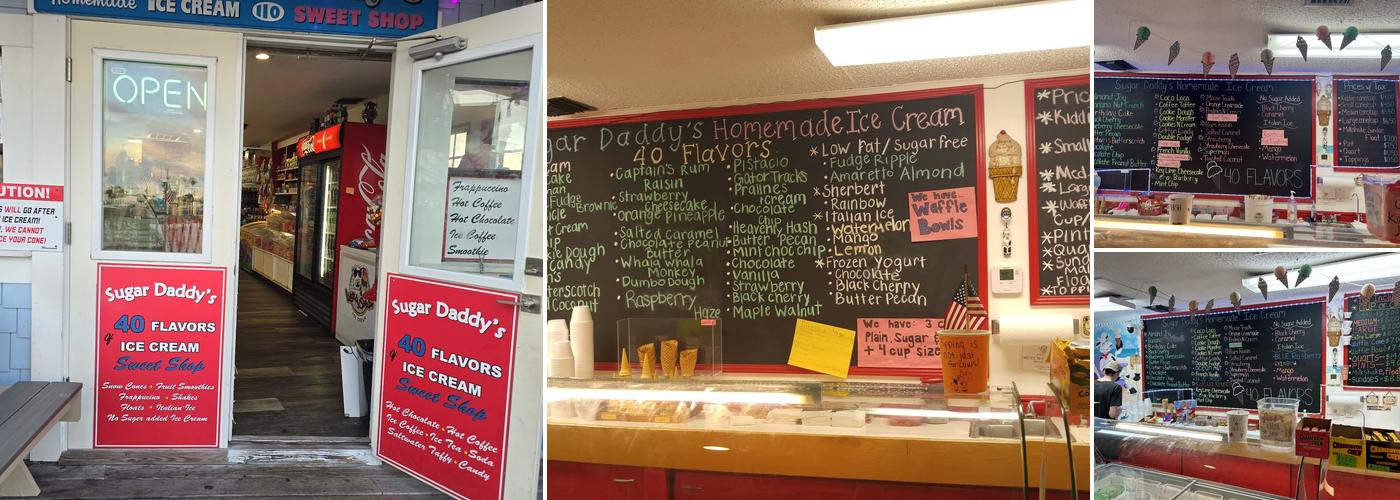 Sugar Daddy's Menu