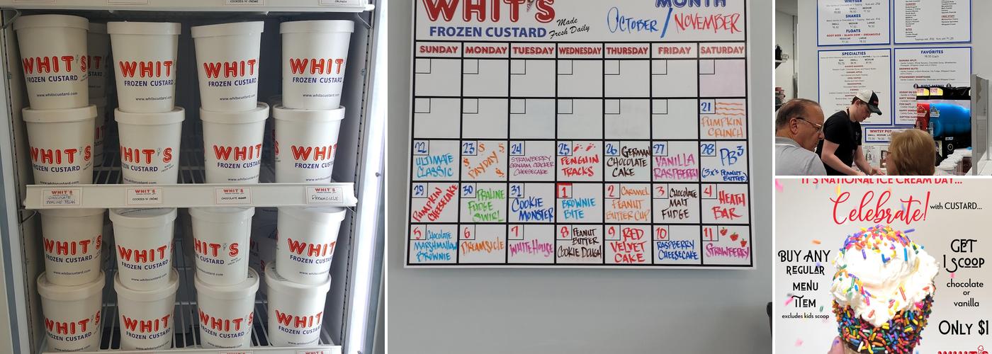 Whit's Frozen Custard of Stuart Menu