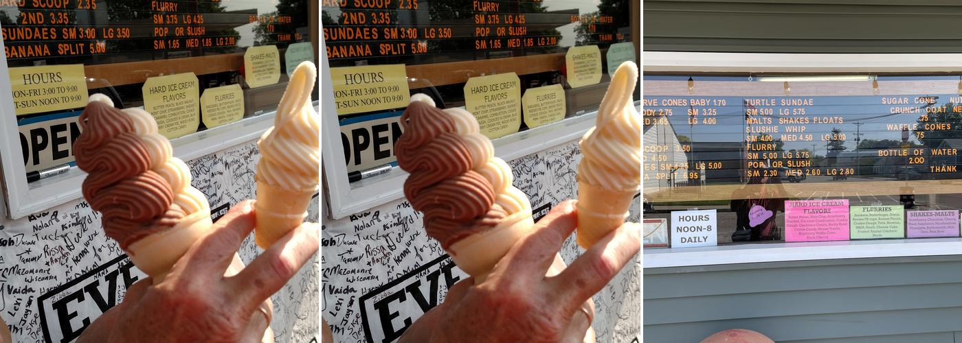 Korner Stop Ice Cream Shop Menu