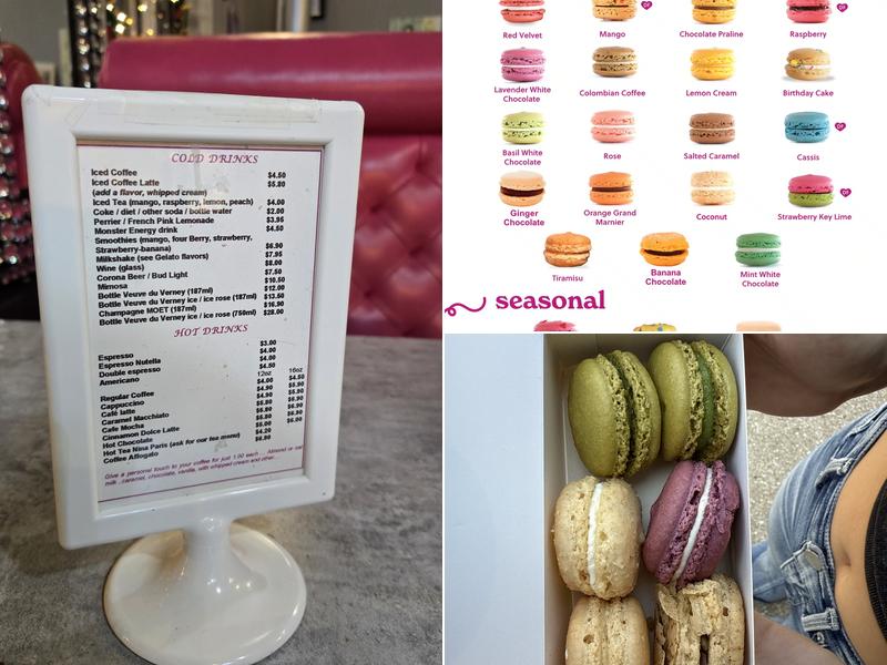 Le Macaron Menu