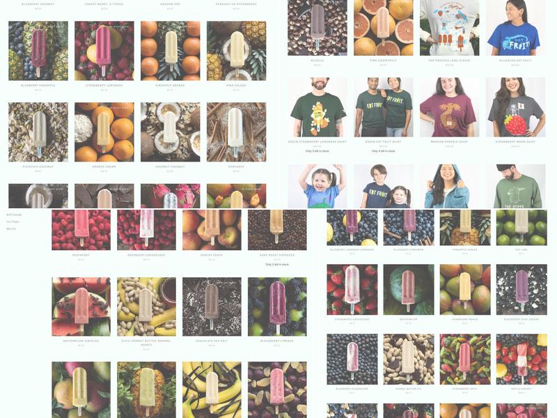 The Hyppo Gourmet Ice Pops Menu