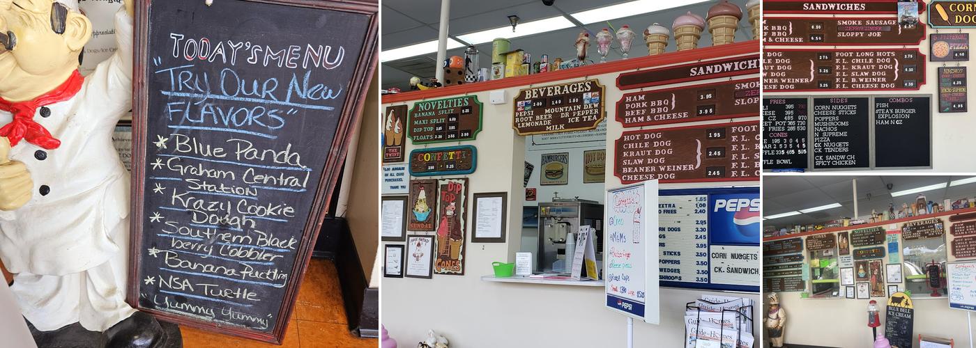 Dice's Dairy N Dogs Menu