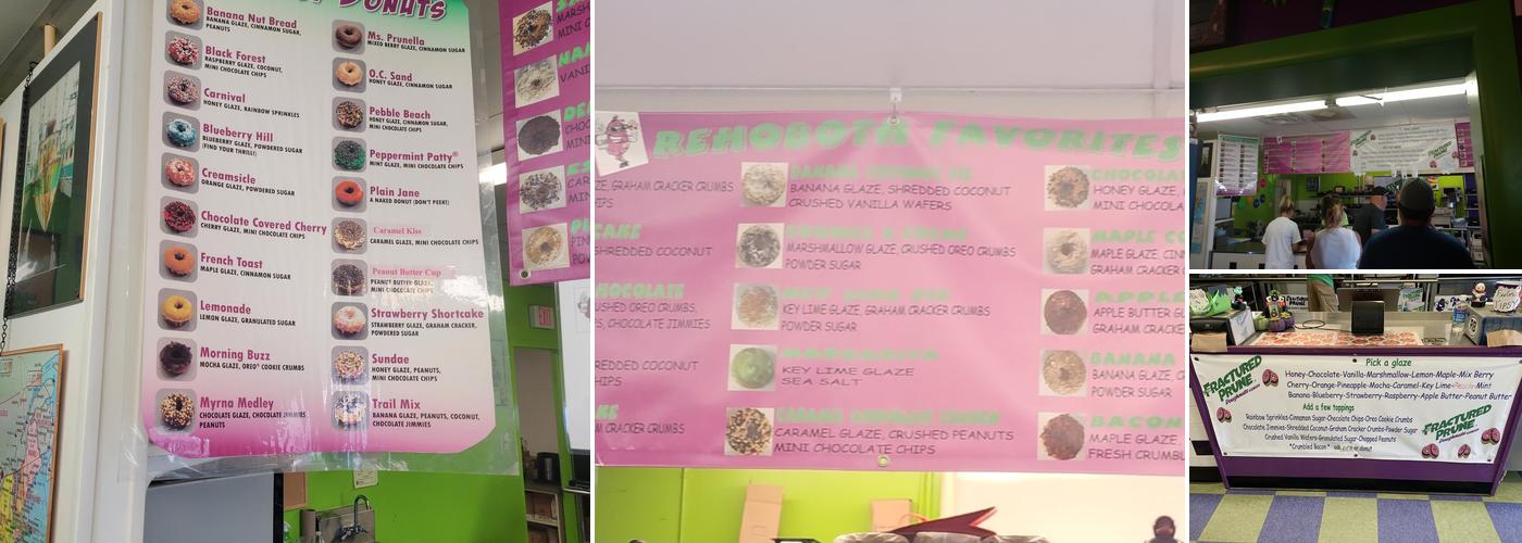 Fractured Prune Menu