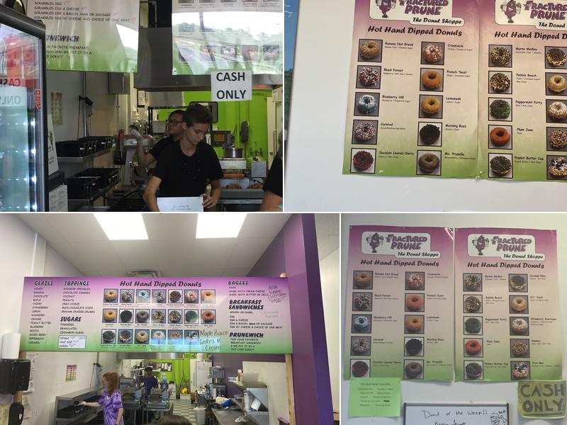 Fractured Prune Menu