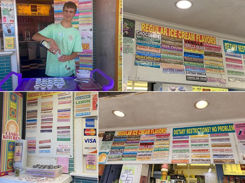 The Ice Cream Store Menu