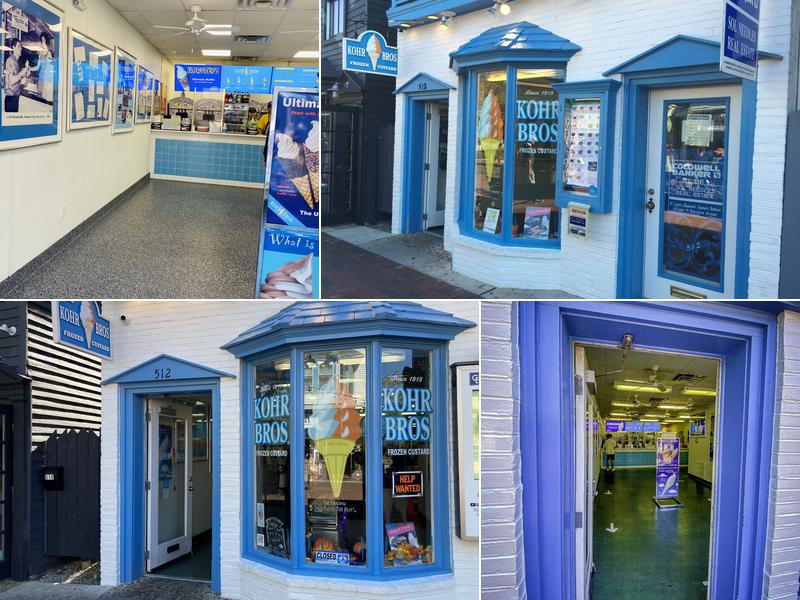 Kohr Brothers Frozen Custard 512 Washington St, Cape May