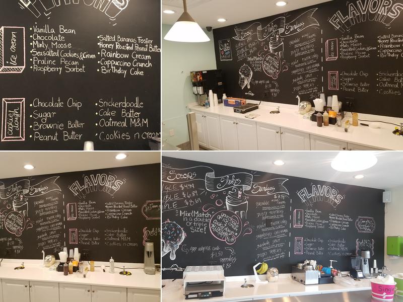 DoDo Cookie Dough & Ice Cream Menu