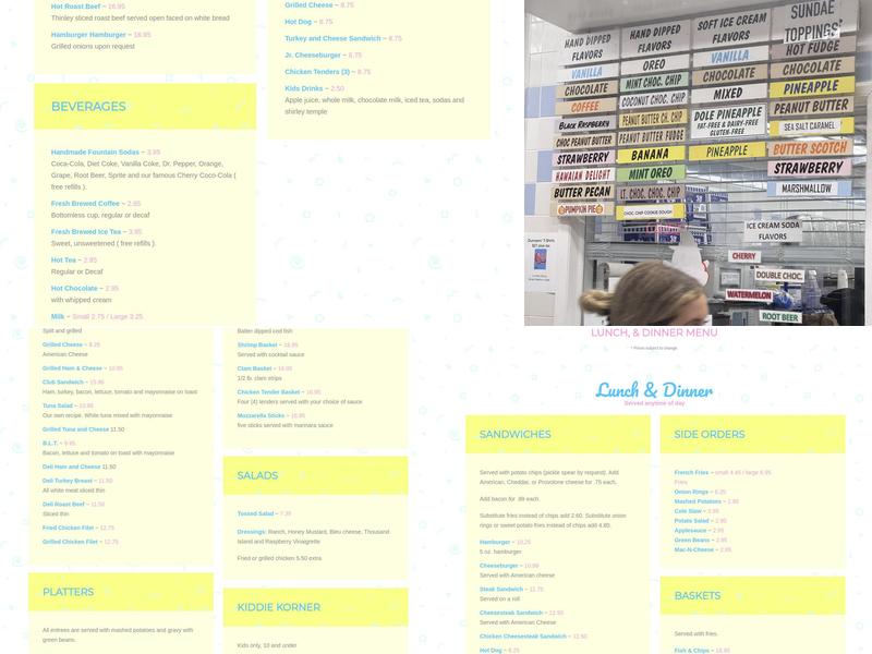 Dumser's Dairyland West OC Menu