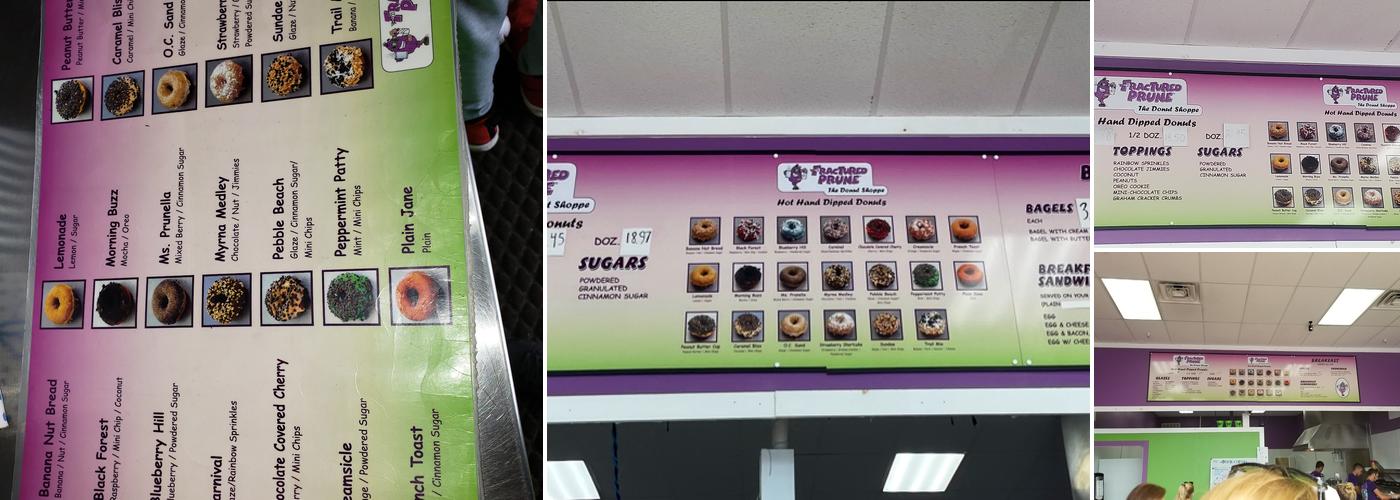 The Orginal Fractured Prune Menu