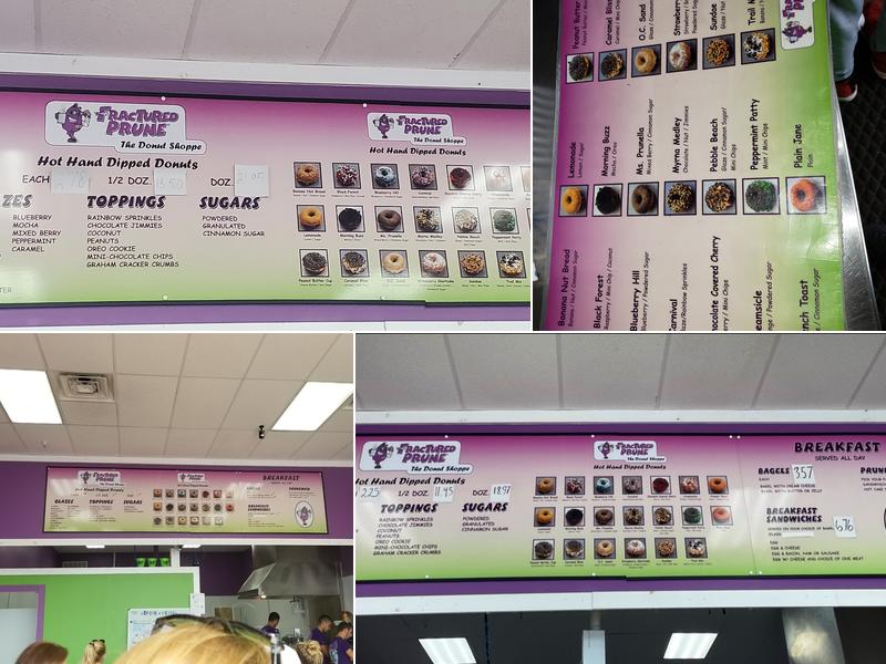 The Orginal Fractured Prune Menu