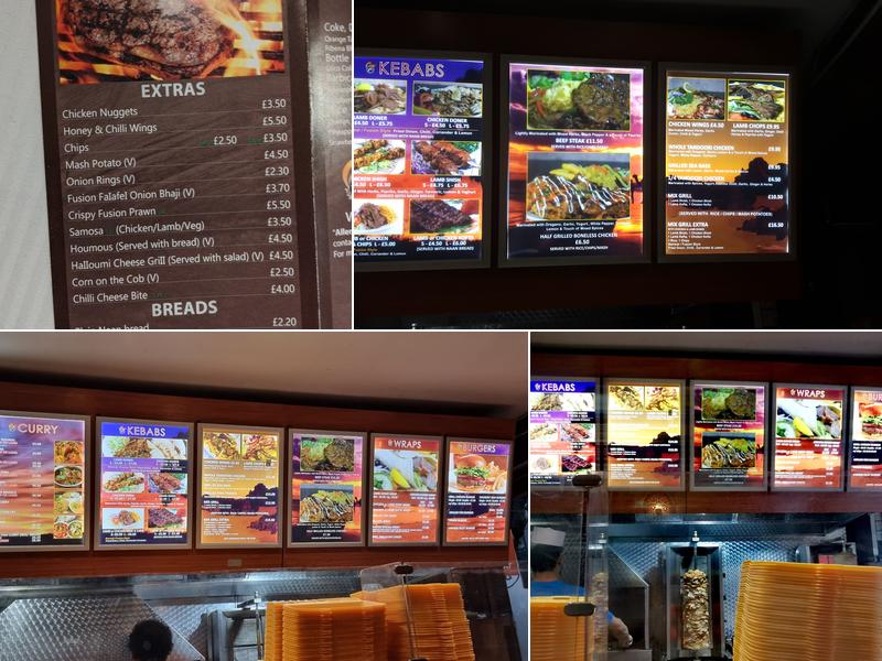 Fusion Grill Menu